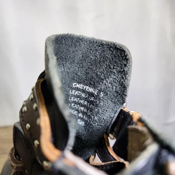 Freebird Cheyenne Multi Strap Lace-Up Leather Bootie Sandals Sz 9 Festival - Picture 10 of 11